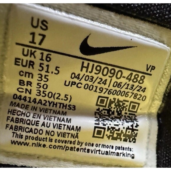 Nike Mens Size 17 Sneaker KD17 N7 Dk Turquoise HJ9090-488 Kevin Durant New - Picture 8 of 9